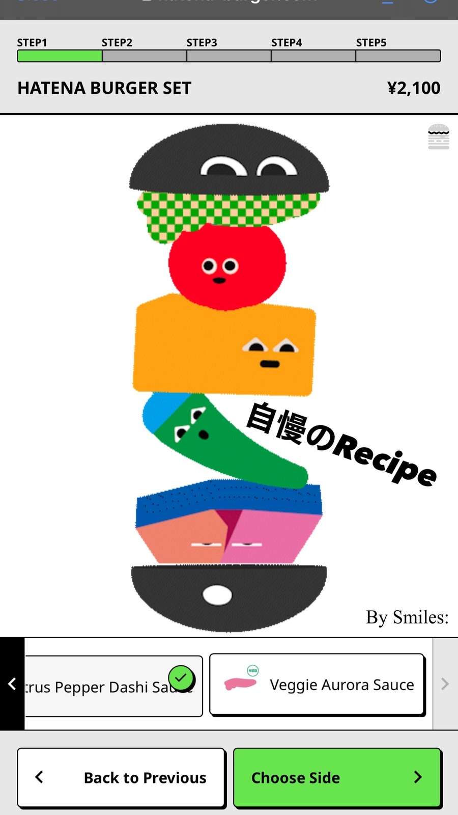 積み重なったキャラクターの「自慢のRecipe」