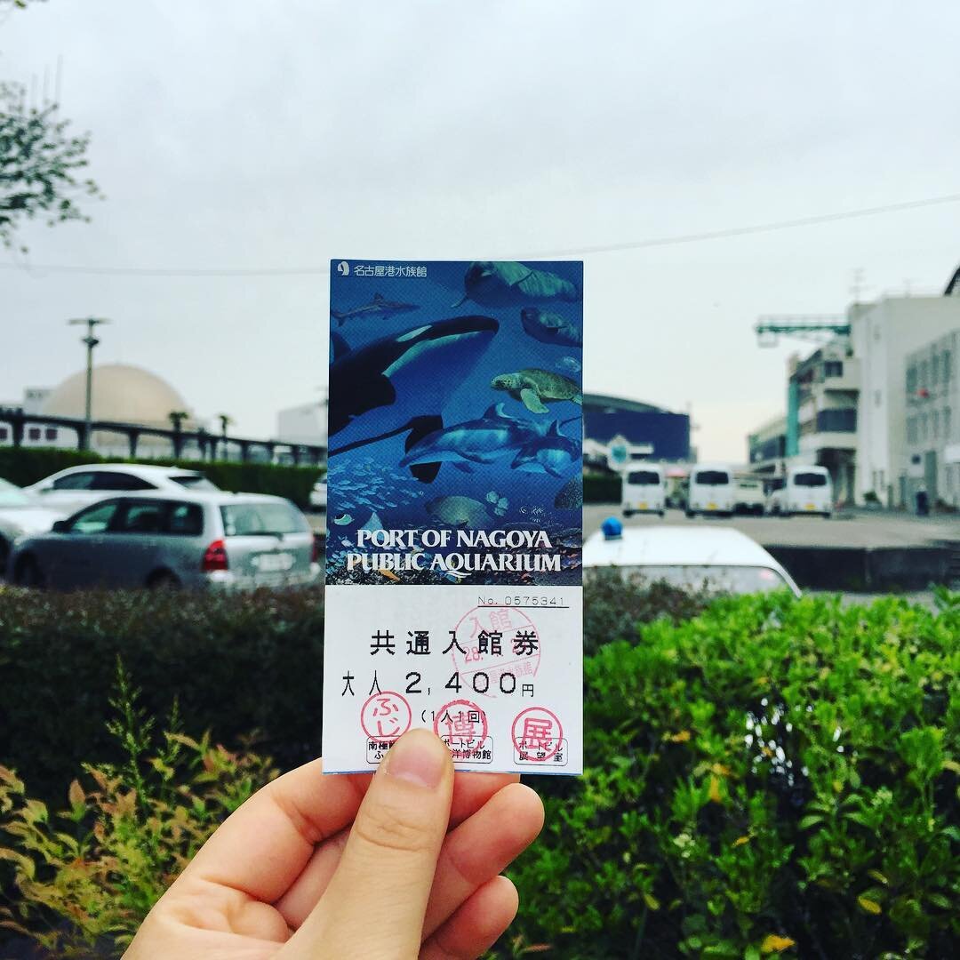 名古屋港水族館の入館券