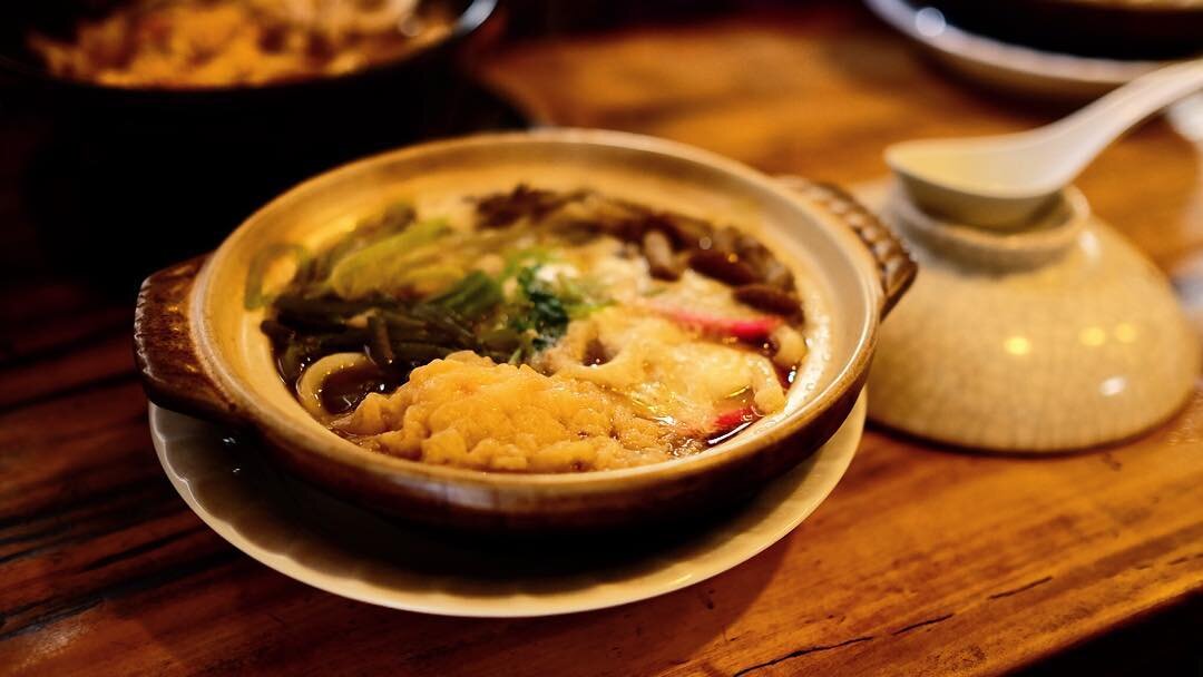 土鍋の鍋焼きうどん