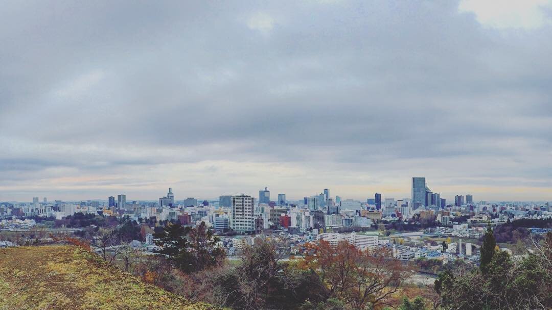 青葉山から見た仙台の街