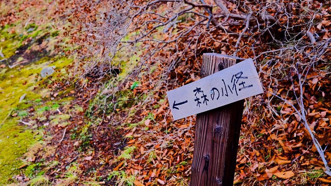 「森の小径」の道しるべ