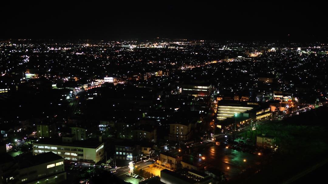 タワーから見た函館の夜
