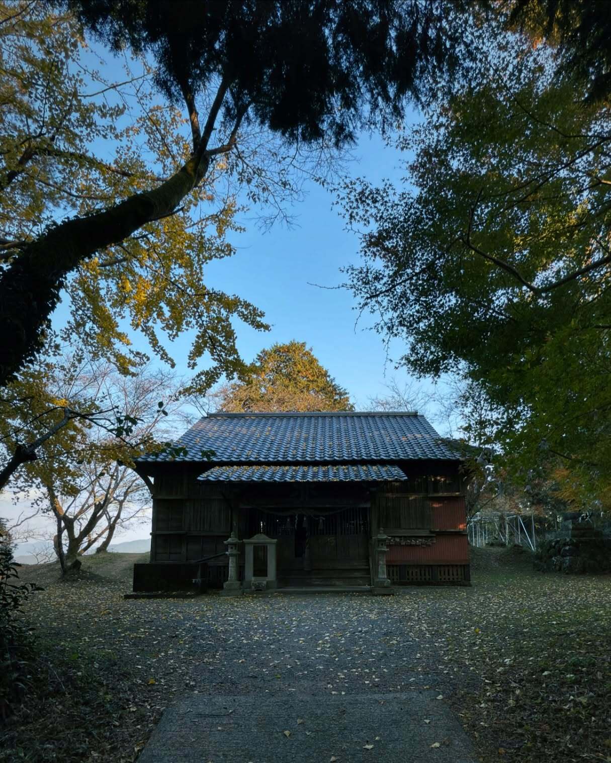 木立の中の小さなお堂